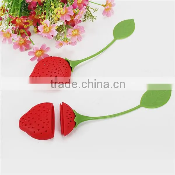 Various types of silicone and stainless steel tea strainer