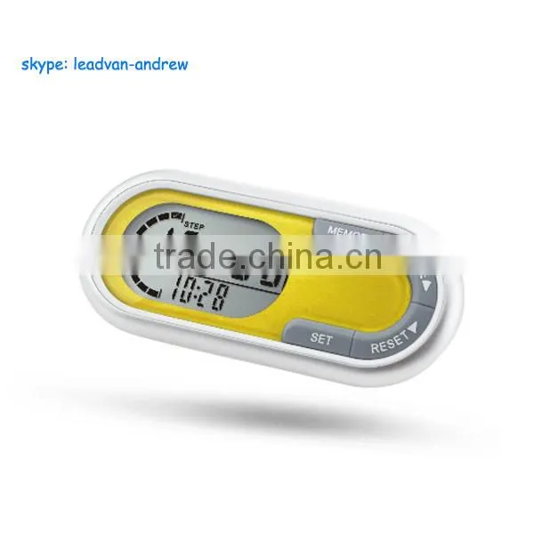 2014 New Pedometer Hot Selling Multi Function Pedometers with Belt Clip