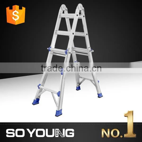 aluminum little giant ladder, en 131 multi-purpose aluminum ladder 4*3 4*4 4*5