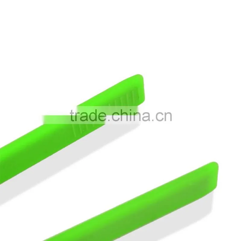 Easy To Clean Heat-Resistant Apple Green Food Tongs Silicone Kichen Tongs