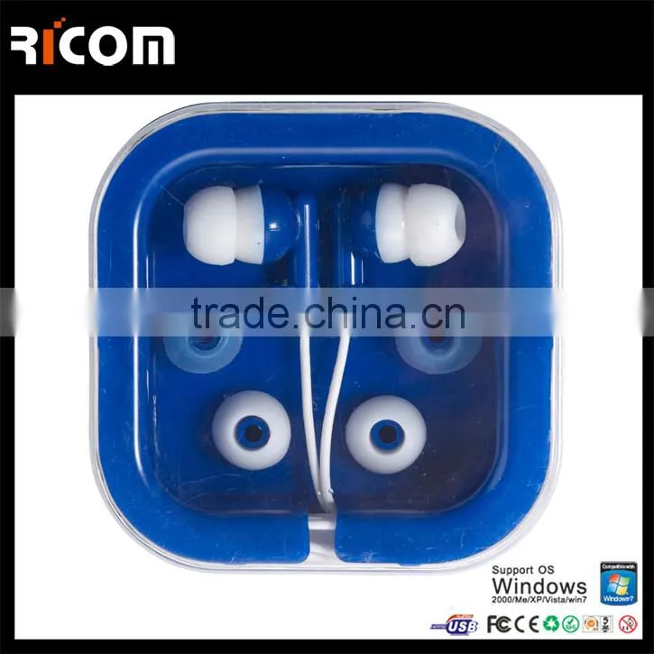 water proof earphone,tangle free earphone,earphone decoration---EO3001