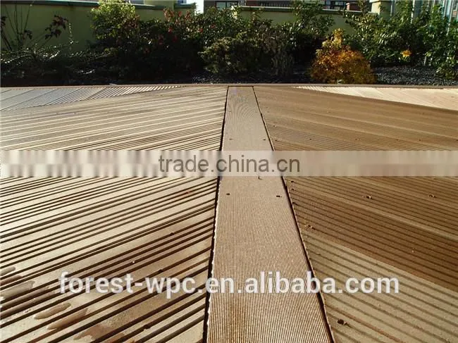wood plastic composite fence panel crack-resistant best quality wood grain wooden decking