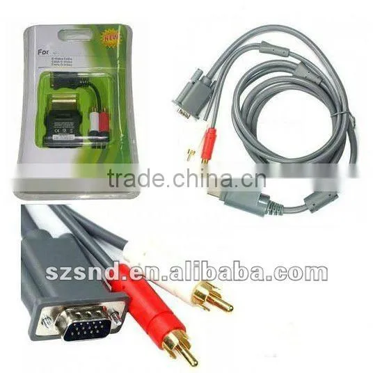 Hot selling for XBOX360 SLIM D-Video Cable