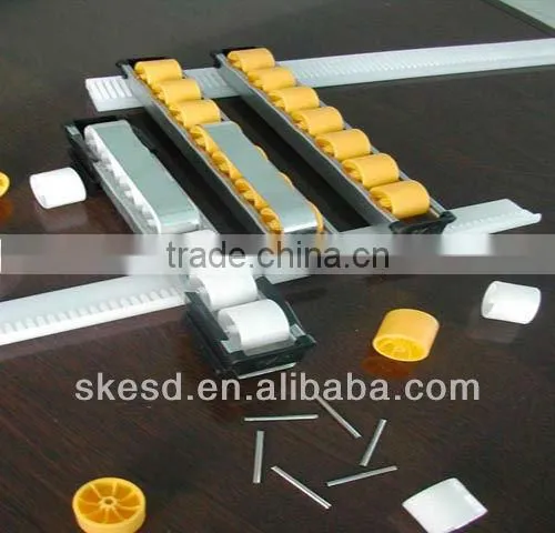 placon roller track for lean manufactureing flow rack