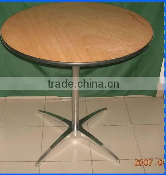Cheap Wood folding cocktail table, bar table