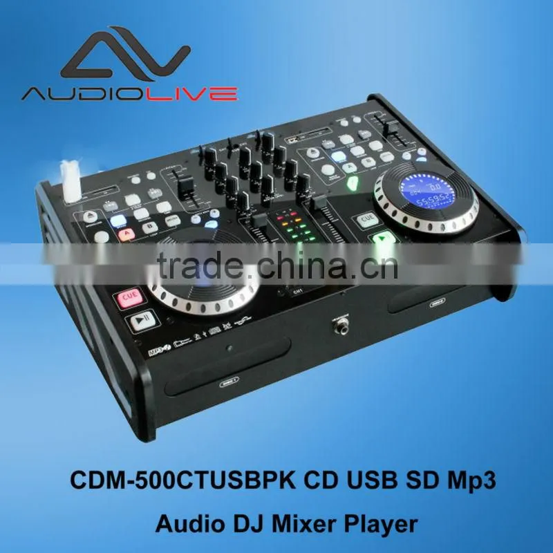 CD USB SD Mp3 Audio DJ Player With Mixer CDM-500CT USB