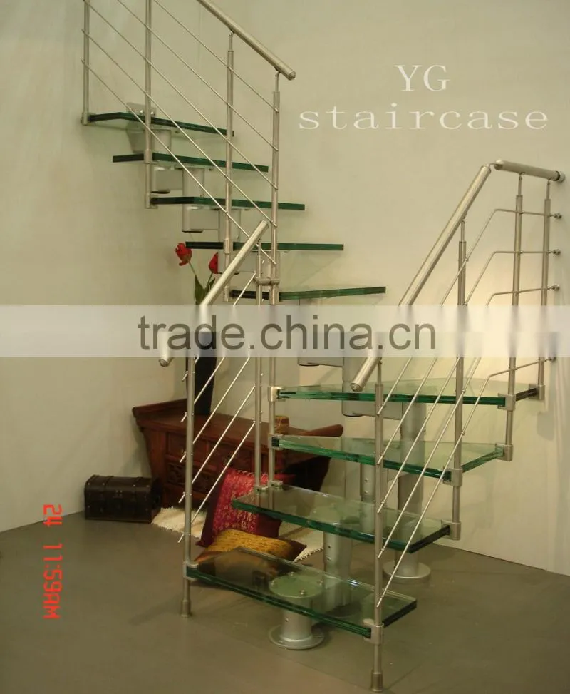 2014 New Glass Stairs Design