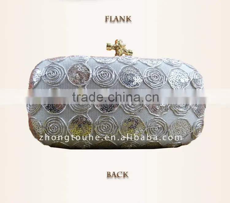 Wholesale upscale vogue metal evening bag