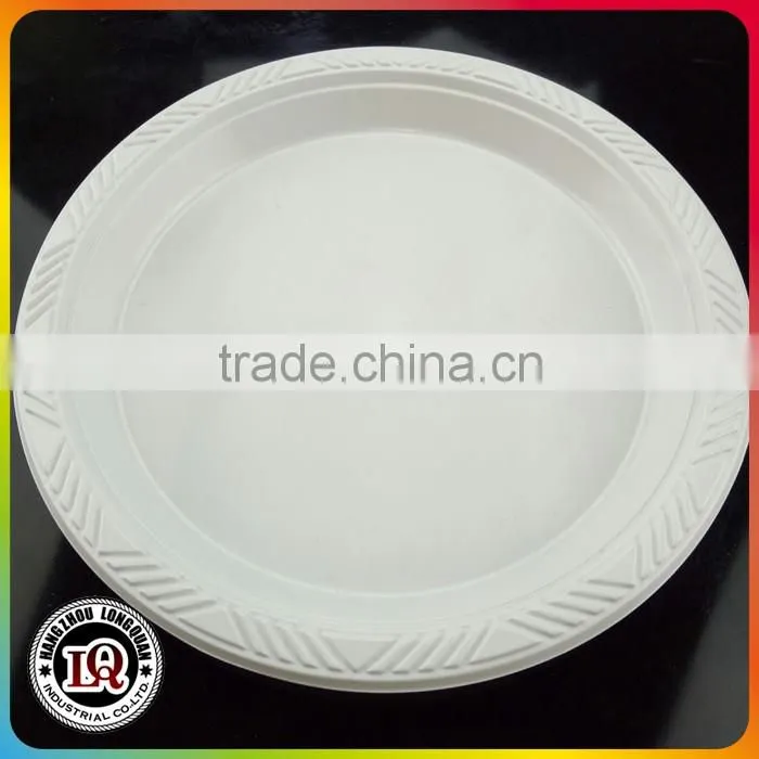 White Cheap Disposable Plastic Pizza Plate