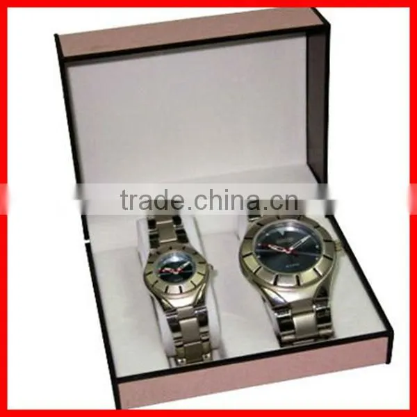 Black Branded Wrist Watch Storage Box Wholesale