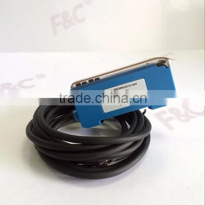 F&C most competitive price digital display fiber optic sensor amplifier