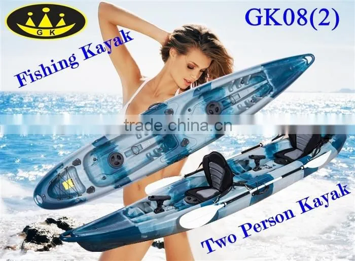 top selling 2 person sea kayak sit in,sea kayak,plastic kayak