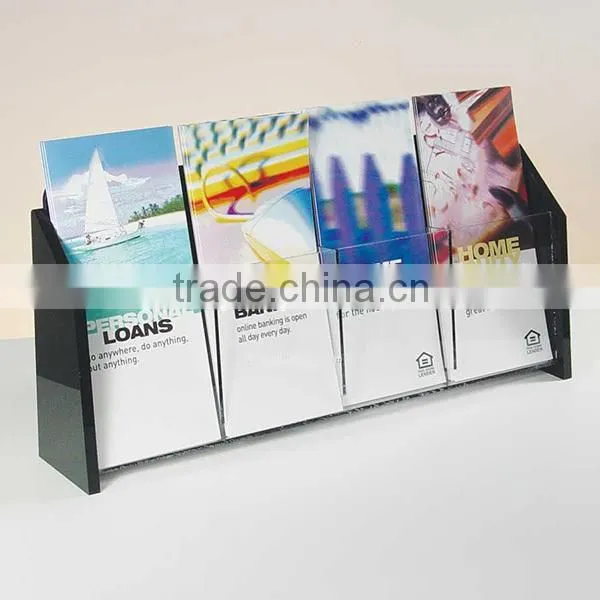 Plexiglass floor stand brochure holder
