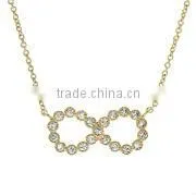 925 Sterling Silver Infinity Necklace Infinity Pendant Infinity Necklace Jewelry