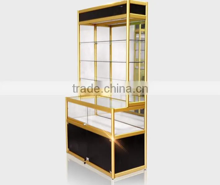 Jewelry/mobile counter display case /showcase size Customized