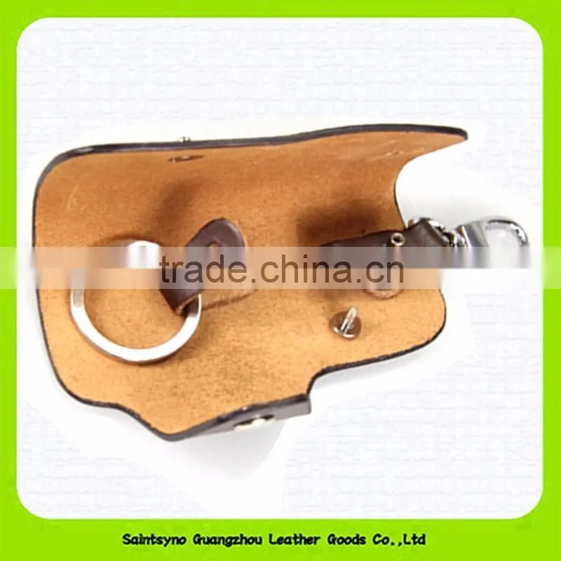 15108 Simple designer key holder genuine leather key purse