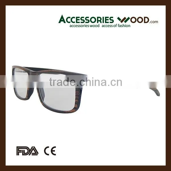 2016 Hot Sale Wood Optical Glasses with Polarized Lenses High Quality Optical Glasses