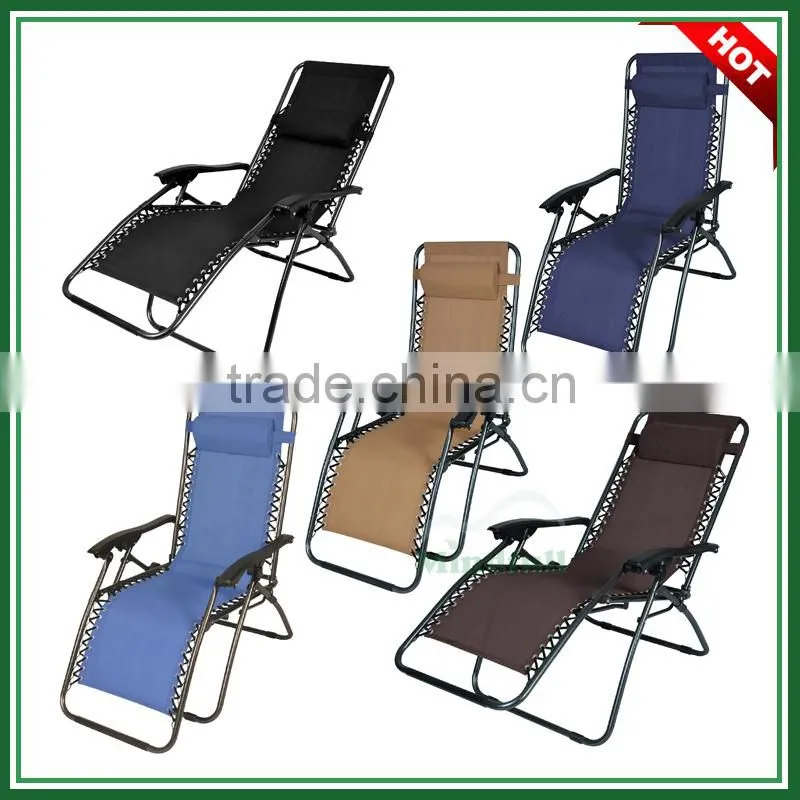25mm*0.8mm India Market Garden Zero Gravity Folding Lounge Chair
