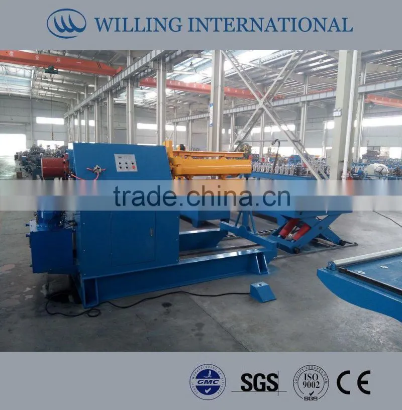hydraulic steel coil decoiler