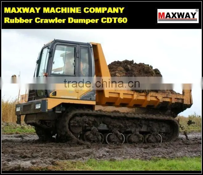 10 Ton Customized Hydraulic Mud Transport Dump Truck , CE / ISO / SGS , Model: CDT100