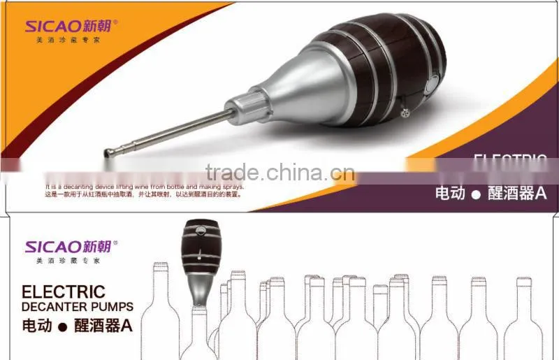 Bar plastic decanter pump for wine,soft drinks