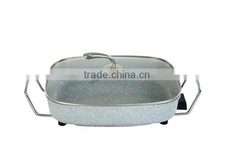 electric round stone coating pizza pan