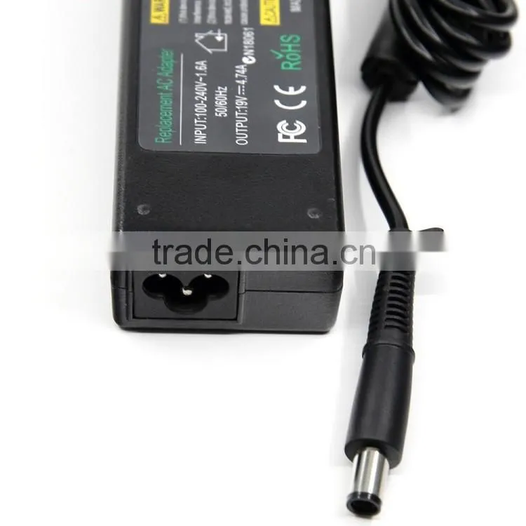 Factory Price Adapter 7.4X5.0MM 90W Laptop AC Adapter 19V 4.74A For HP