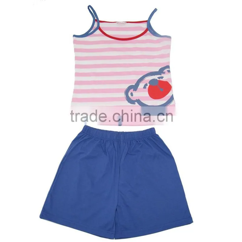 Kevince Ladies jersey short printed homewear pyjamas knitting woman nightwear sleepwear MOQ 2000sets