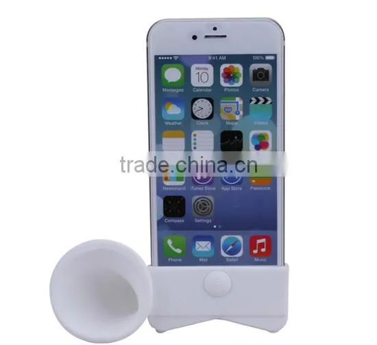 New Promotion Portable Cellphone Accessories silicone portable speakers