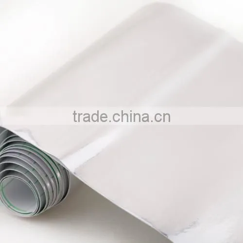 6'' * 60'' Chrome Mirror Silver Vinyl Wrap Sticker Decal Film Sheet Self-adhesive Air Bubble Free