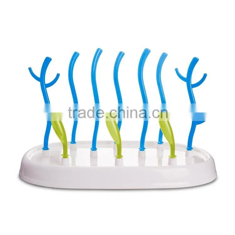 Factory Price Baby Item food grade plastic bottle holder drying rack