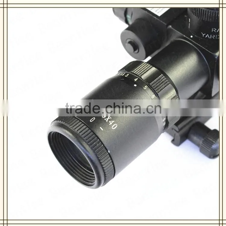 2.5-10X40 Cheape laser bore sight with sight gauge, china electro dot sight, laser bore sighter