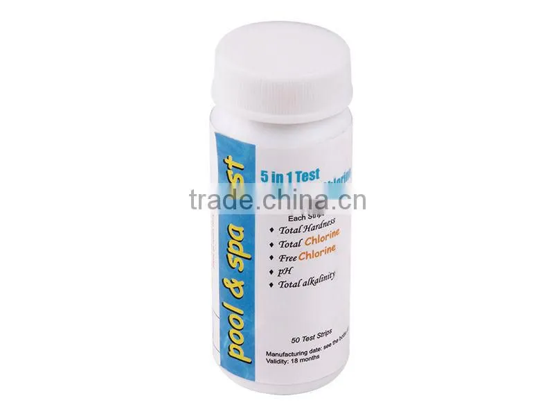 2015 Poolstar pool multipurpose test strips , ph cl test strips pool, alkalinity test strips