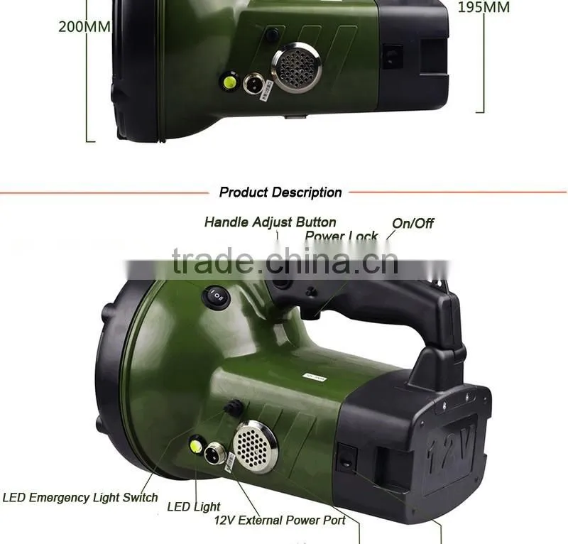 100w HID xenon Hunting Light Handle Flashlight searchlight Hunting lamp