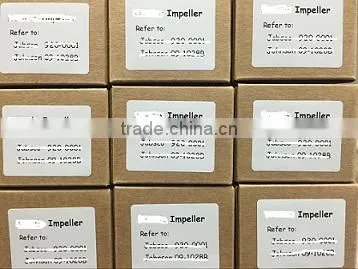Neoprene Rubber Impeller for Jabsco Impeller 17240-0001/18789-0001,sea water pump