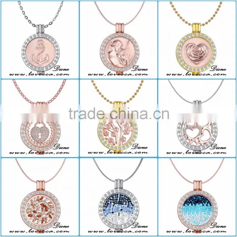 Latest Fashion Coins Changeable DIY Engraved Coin Necklace