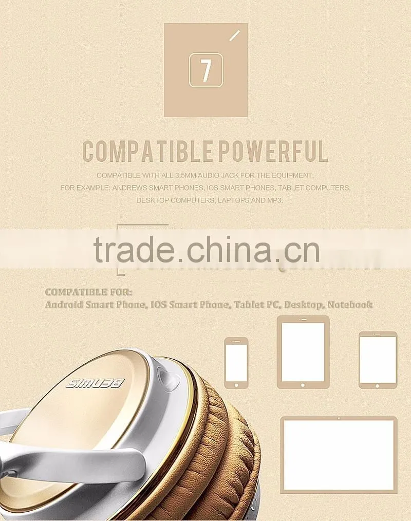 classic wired headphone with microphone stereo sound noise cancelling headphones with logo factory offer cheap price