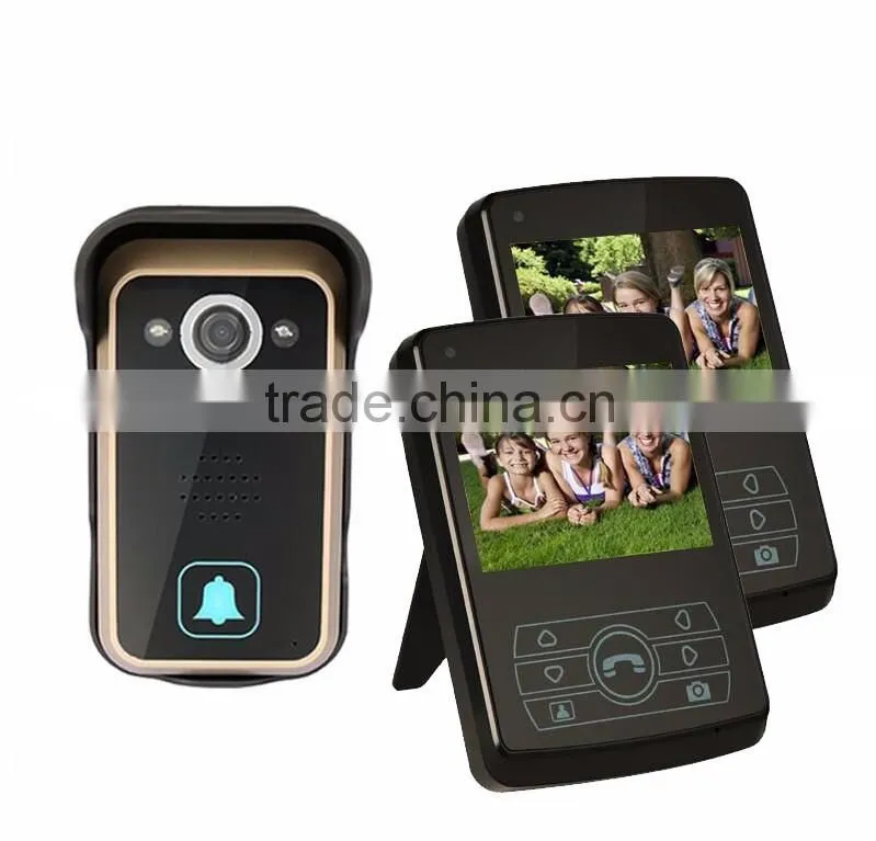 2.4G wireless Video Door Phone 1v2 Wireless Door Intercom door phone