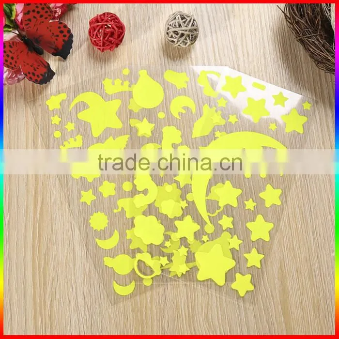 fluorescence magenta and green paper sticker in rectangle