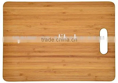 Strong and Durable Bamboo cutting board set with knife dull