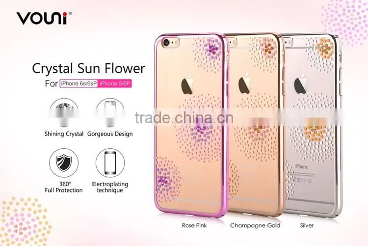 Silver luxury tpu cases for iphone 6 and 6s