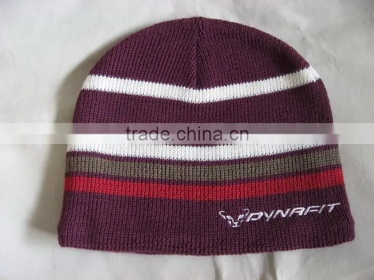 knit beard reflective beanie hat