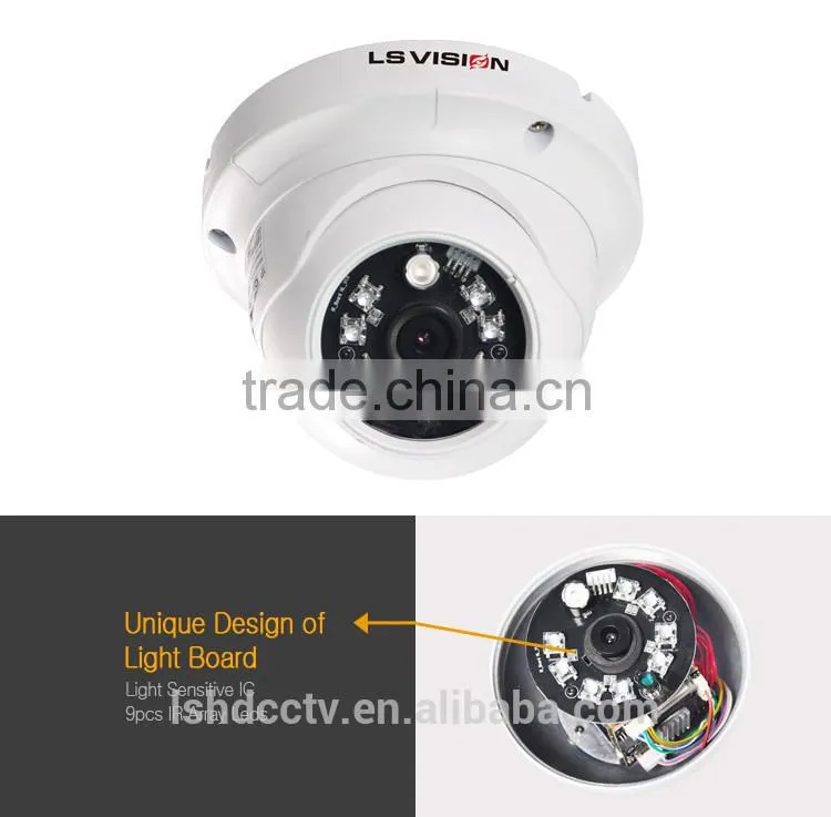 LS VISION LSFHP501DVIR 5 megapixel p2p cctv ip camera RJ45