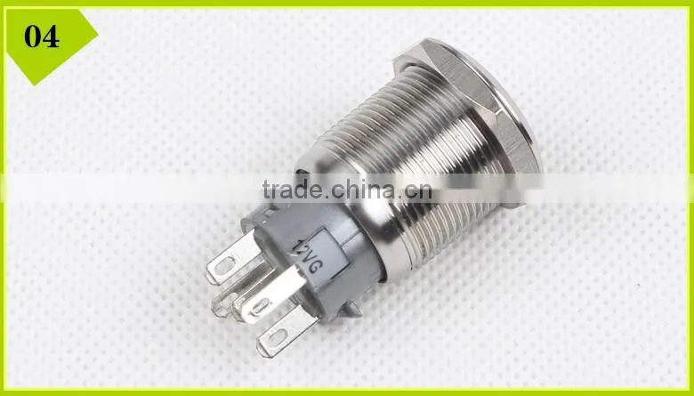 New Design 19mm LED Push Button Switch Made In China