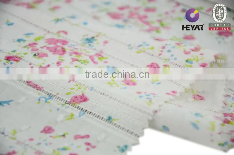 floral print jacquard fabric