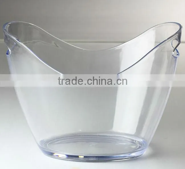 3.5L Mini Plastic acrylic ice bucket for beer promotion, champagne wine ice bucket for party