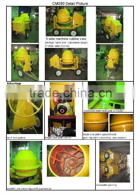 Diesel Concrete Mixer CM350