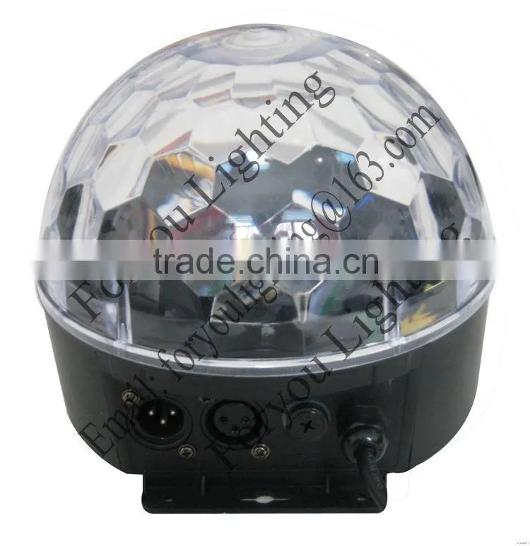 Good quality export 6*1w rgbwap leds led crystal ball stage effect lighting