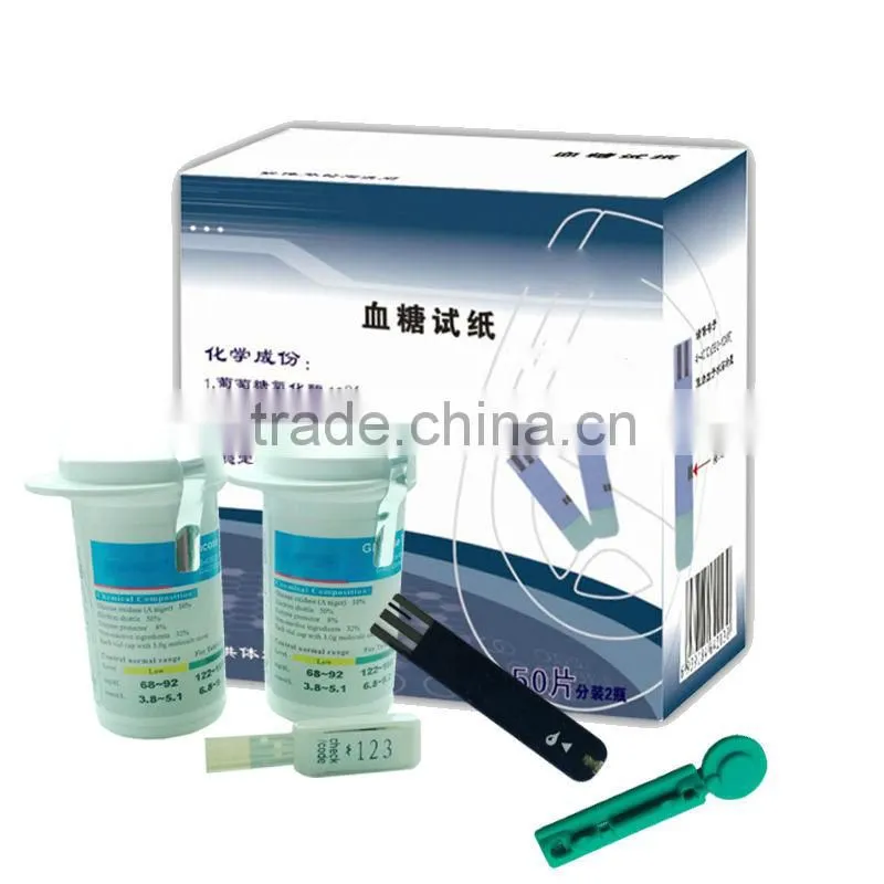 Home Use Medical Device With disposable safety blood lancet Glucose Meter