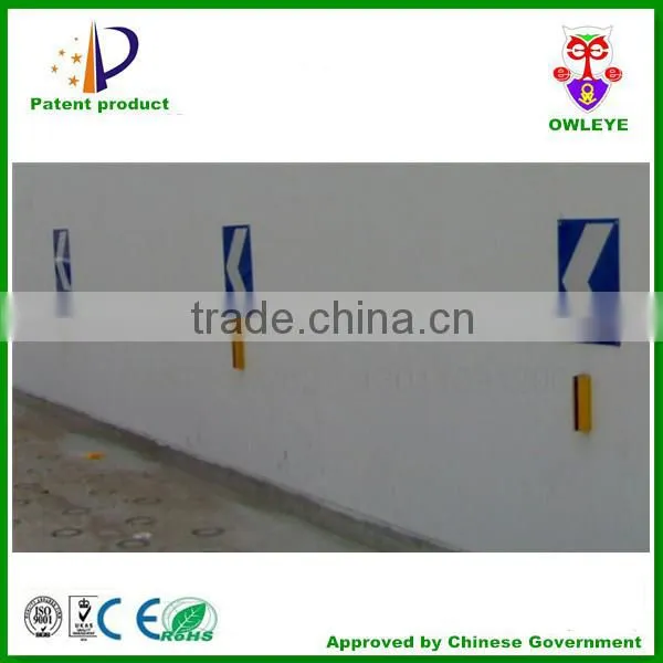 hi vis rectangle guardrail and delineator post reflectors